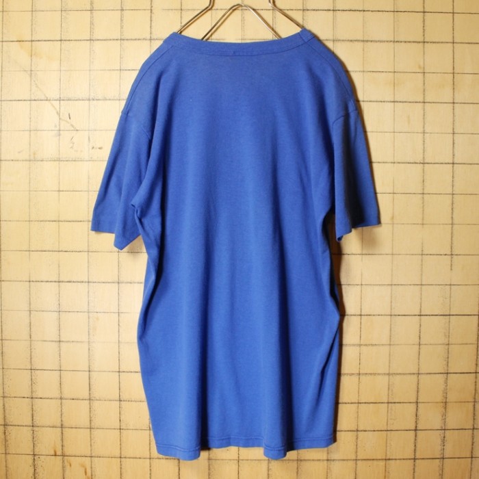 70s 80s USA製 RUSSELL ATHLETIC ラッセルアスレティック プレーン Tシャツ ブルー 青 メンズM 無地 アメリカ古着 | Vintage.City ヴィンテージ 古着