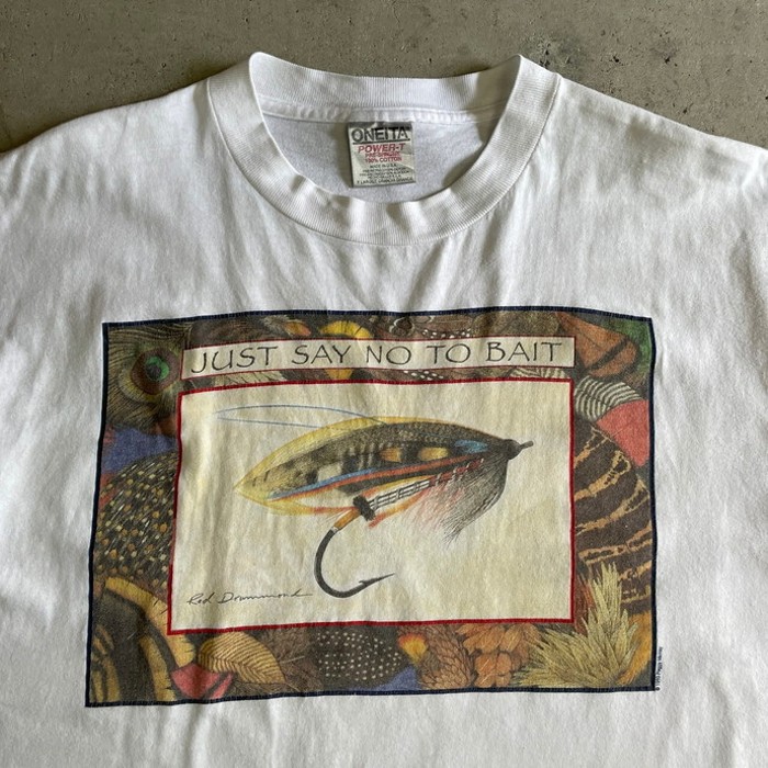 90年代 PEGGY MUNAY ルアー フィッシング アート  プリント Tシャツ メンズXL | Vintage.City ヴィンテージ 古着