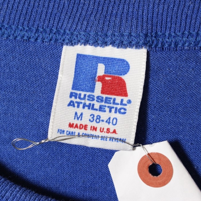70s 80s USA製 RUSSELL ATHLETIC ラッセルアスレティック プレーン Tシャツ ブルー 青 メンズM 無地 アメリカ古着 | Vintage.City ヴィンテージ 古着