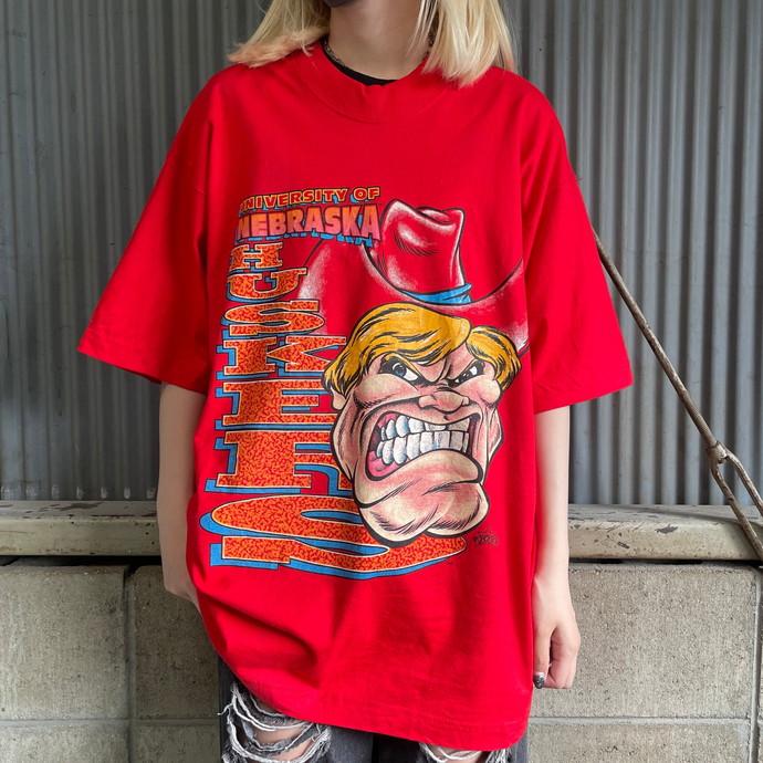 90s ヴィンテージ USED レトロ  プリント チーム Tシャツ