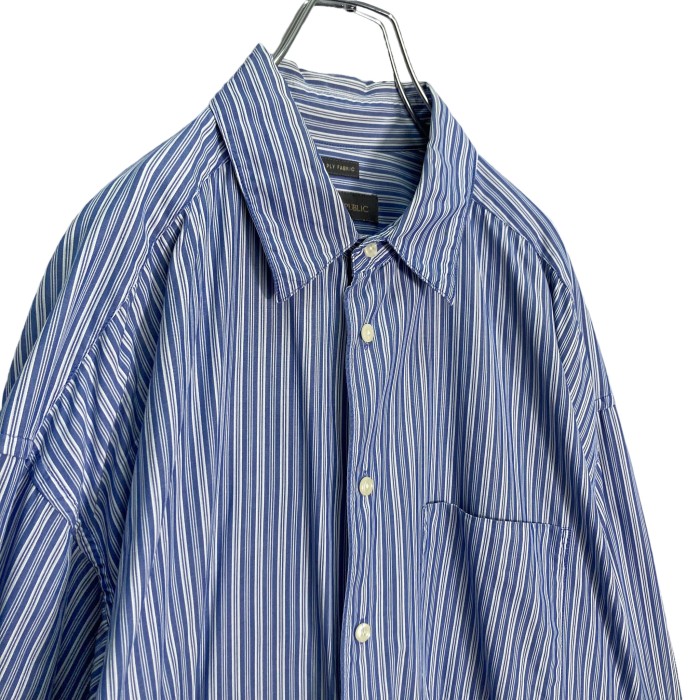90s BANANA REPUBLIC L/S mulch stripe shirt | Vintage.City 빈티지숍, 빈티지 코디 정보