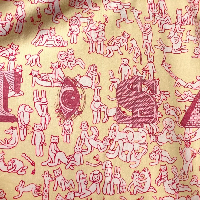 激レア MADE IN JAPAN製 TISA PHENOMENON 総柄Tシャツ イエロー Mサイズ | Vintage.City ヴィンテージ 古着