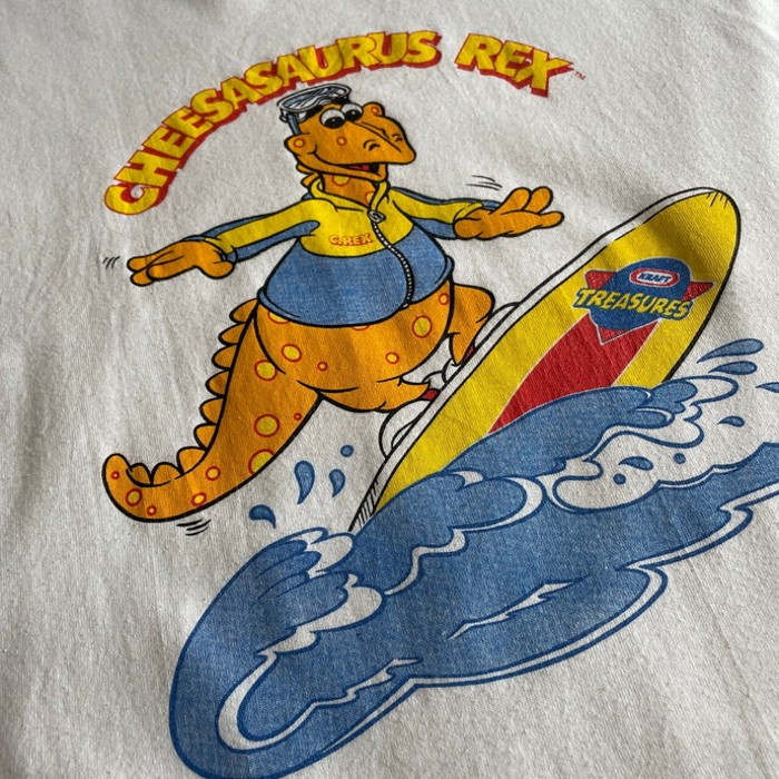 90年代 KRAFT CHEESASAURUS キャラクター 企業ロゴ アドバタイジング Tシャツ メンズXL | Vintage.City ヴィンテージ 古着