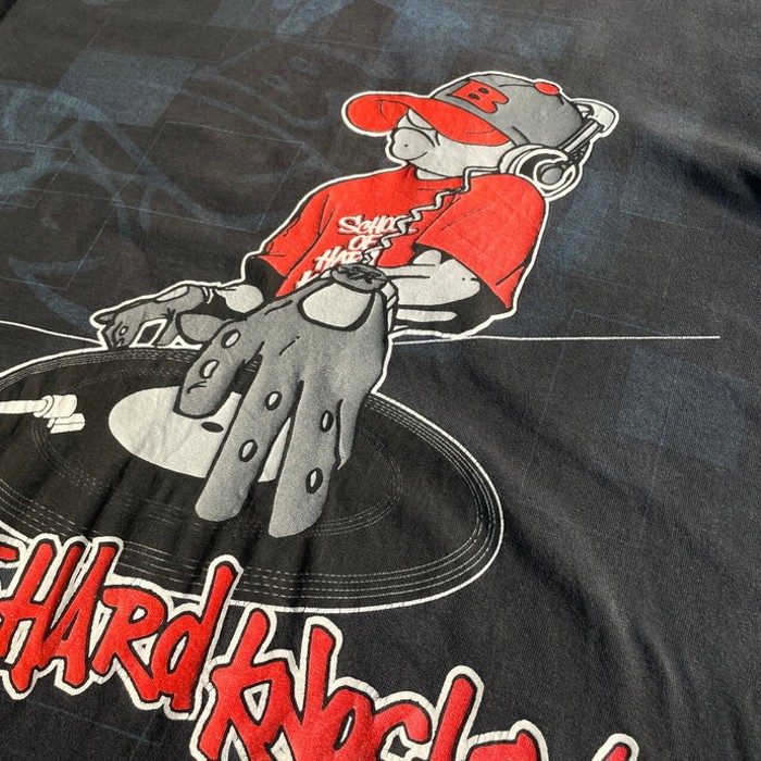 90年代 USA製 SOHK SCOOL OF HARD KNOCKS HIP-HOP B-BOY キャラクタープリントTシャツ メンズXL | Vintage.City ヴィンテージ 古着