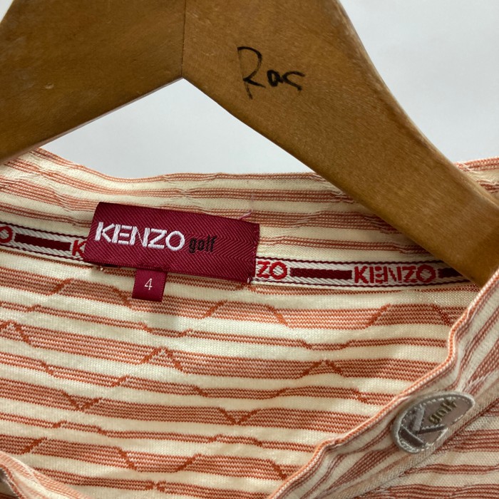 90’s KENZO golf長袖ボーダー Tシャツ　4 | Vintage.City ヴィンテージ 古着
