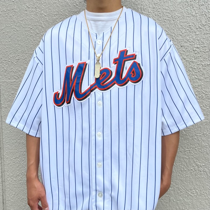 MLB ニューヨークメッツ ゲームシャツ マジェスティックアスレティック XL 古着 古着屋 埼玉 ストリート オンライン 通販 | Vintage.City 빈티지숍, 빈티지 코디 정보