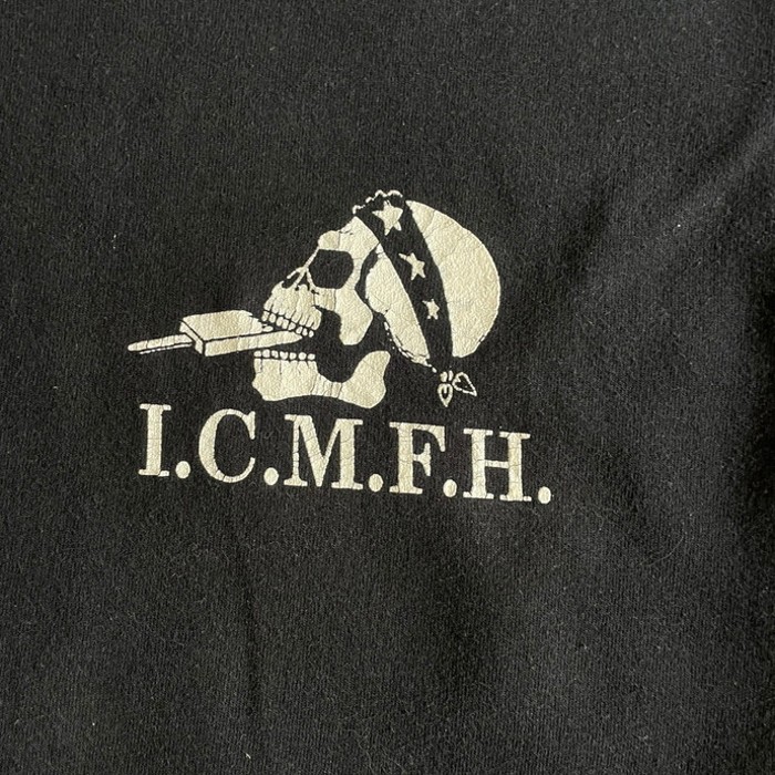 90年代 ICE CREAM MAN FROM HELL バイクチーム ロゴプリント Tシャツ メンズL相当 | Vintage.City ヴィンテージ 古着