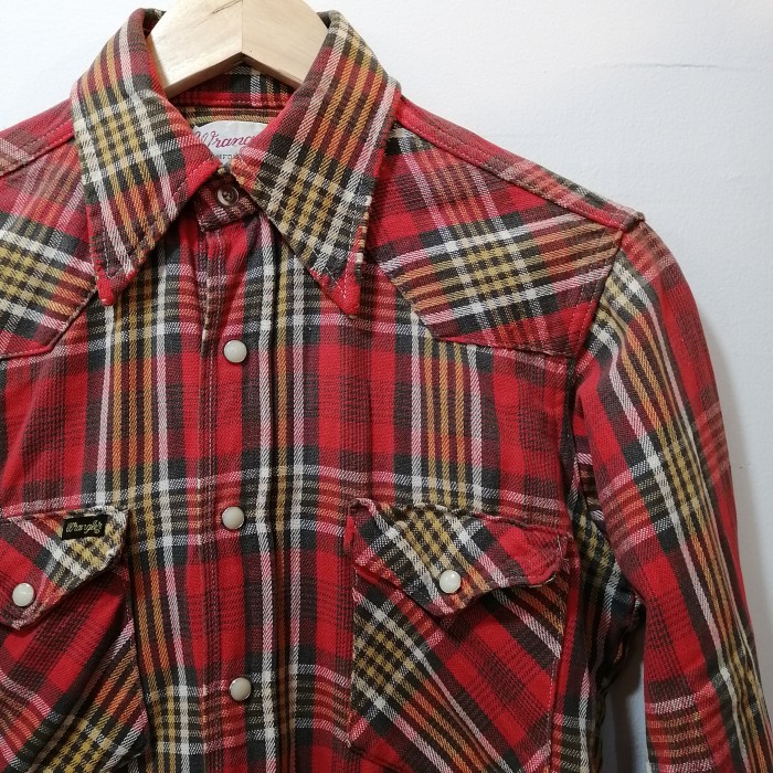 70s Wrangler western flannel shirt | Vintage.City 古着屋、古着コーデ情報を発信