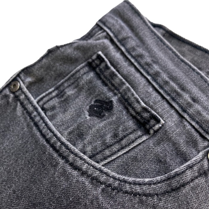 ROCAWEAR black denim design shorts | Vintage.City ヴィンテージ 古着