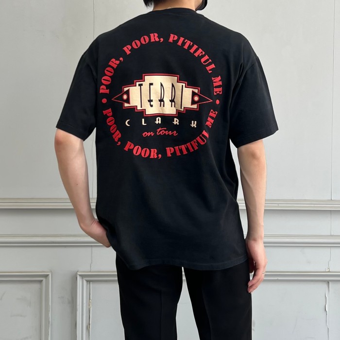 90’s USA製 TERRI CLARK バンドTシャツ バンT ミュージシャンT fc-549 | Vintage.City ヴィンテージ 古着