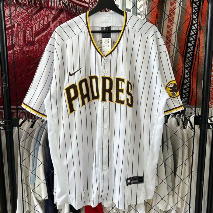 NIKE MLB サンディエゴパドレス チーム系 ゲームシャツ 半袖 レプリカ