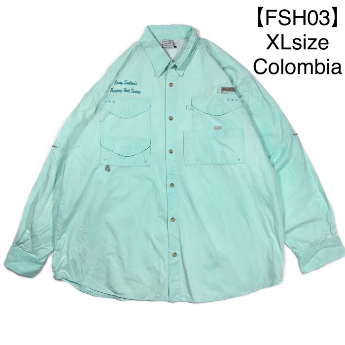 【FSH03】XLsize PFG Colombia Fishing shirt | Vintage.City 빈티지숍, 빈티지 코디 정보
