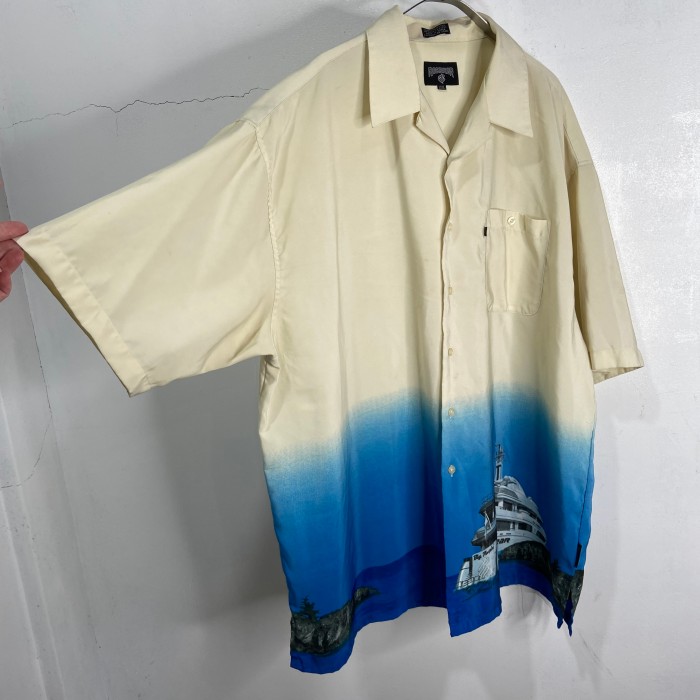 ROCAWEAR ロカウェア ヨット柄オープンカラーシャツ XXL 90s | Vintage.City ヴィンテージ 古着