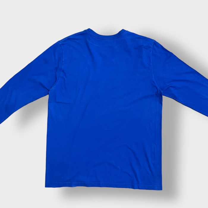 【NIKE】カレッジロゴ DUKE デューク大学 ロンT ロングTシャツ 長袖Tシャツ ロゴ プリント スウッシュ X-LARGE ビッグサイズ ブルー ナイキ US古着 | Vintage.City ヴィンテージ 古着