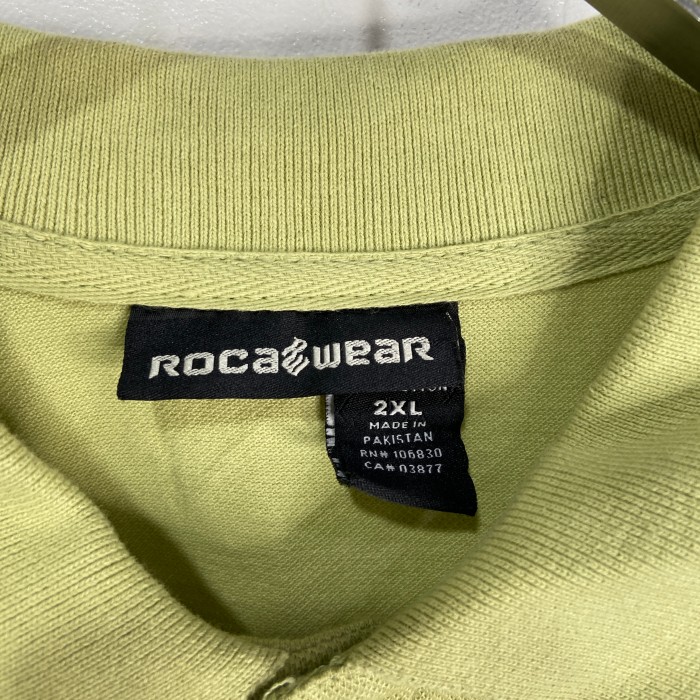 タグ付き未使用品 ROCAWEAR ワンポイントロゴポロシャツ XXL 緑 | Vintage.City ヴィンテージ 古着