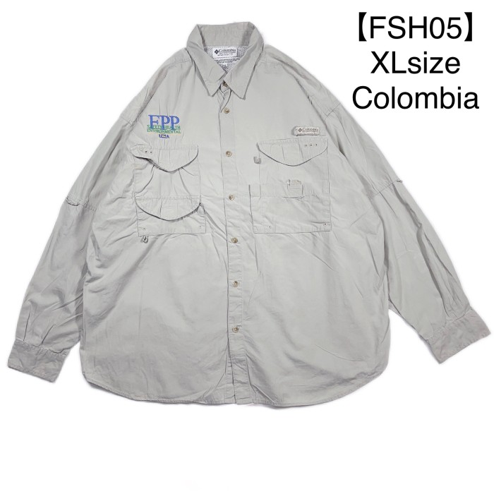 【FSH05】XLsize PFG Colombia Fishing shirt フィッシングシャツ　コロンビア | Vintage.City 古着屋、古着コーデ情報を発信