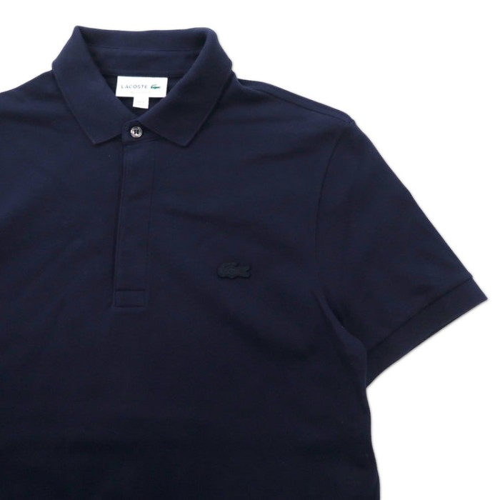 LACOSTE ポロシャツ 170 ネイビー コットン REGULAR FIT ワンポイントロゴ | Vintage.City 古着屋、古着コーデ情報を発信