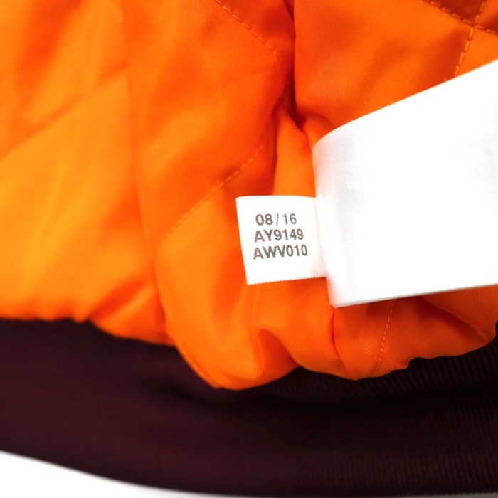 adidas Originals MA-1 フライトジャケット XS ボルドー ポリエステル トレフォイルロゴ刺繍 MA-1 SST JACKET AY9149 | Vintage.City ヴィンテージ 古着