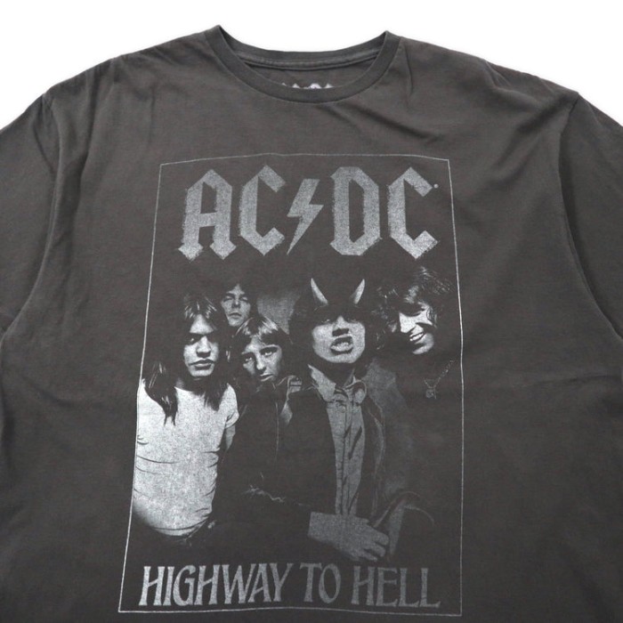 AC/DC バンドTシャツ XL グレー コットン HIGHWAY TO HELL | Vintage.City