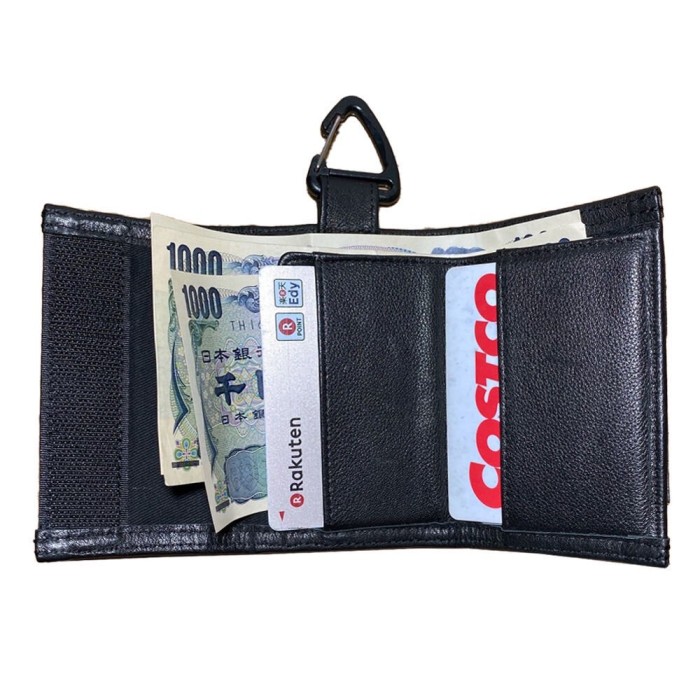 PACKING Compact Wallet (Cowhide Leather) black | Vintage.City 빈티지숍, 빈티지 코디 정보