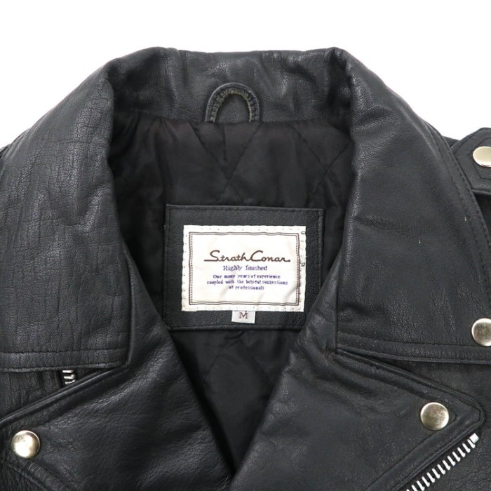 Cowhide Leather W Riders Jacket ダブルライダースジャケット M ...