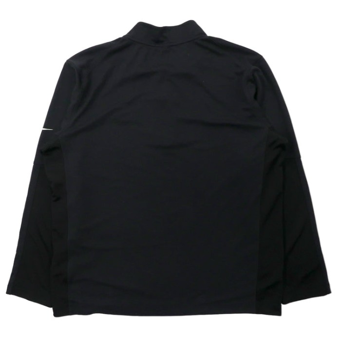NIKE GOLF ハーフジップ トラックシャツ ジャージ L ブラック ポリエステル DRI-FIT | Vintage.City 古着屋、古着コーデ情報を発信
