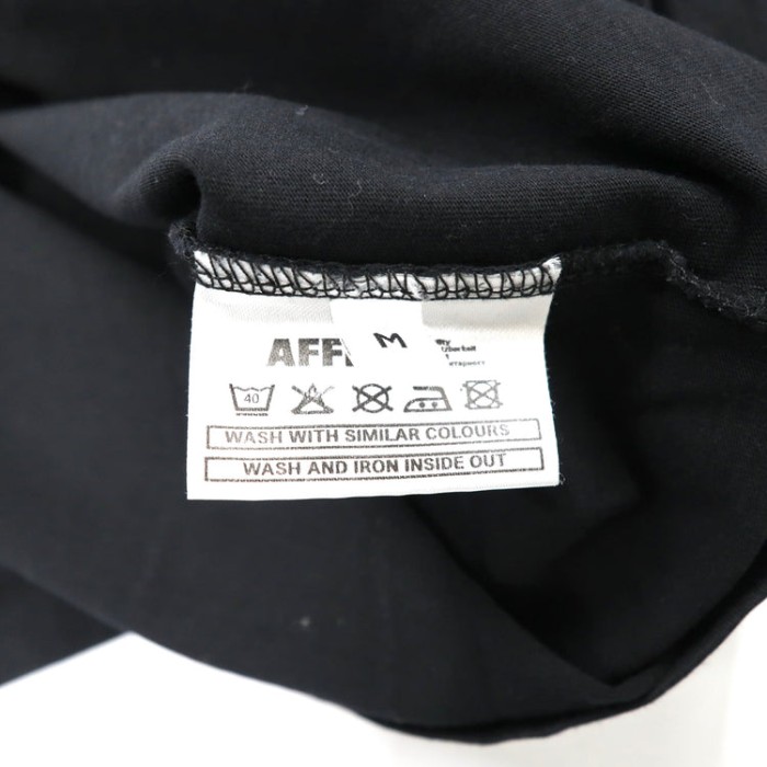 AFFIX WORKS ( AFFXWRKS ) ロングスリーブTシャツ M ブラック コットン プリント ポルトガル製 | Vintage.City ヴィンテージ 古着
