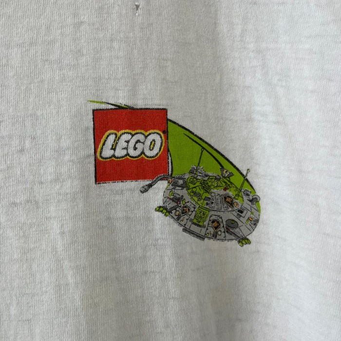 90s LEGO デザイン系 半袖Tシャツ ツアーT プリントデザイン XL 古着