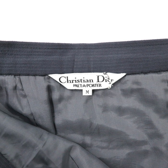 Christian Dior PRET-A-PORTER プリーツスカート M グレー ウール オールド 日本製 | Vintage.City ヴィンテージ 古着