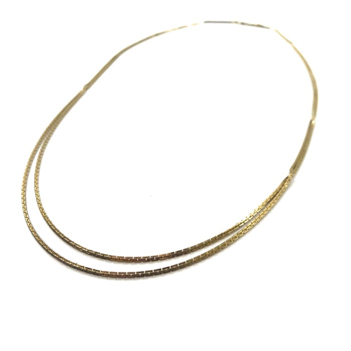 VINTAGE Long Gold Chain Necklaces ロングゴールドチェーンネックレス 155cm | Vintage.City 古着屋、古着コーデ情報を発信