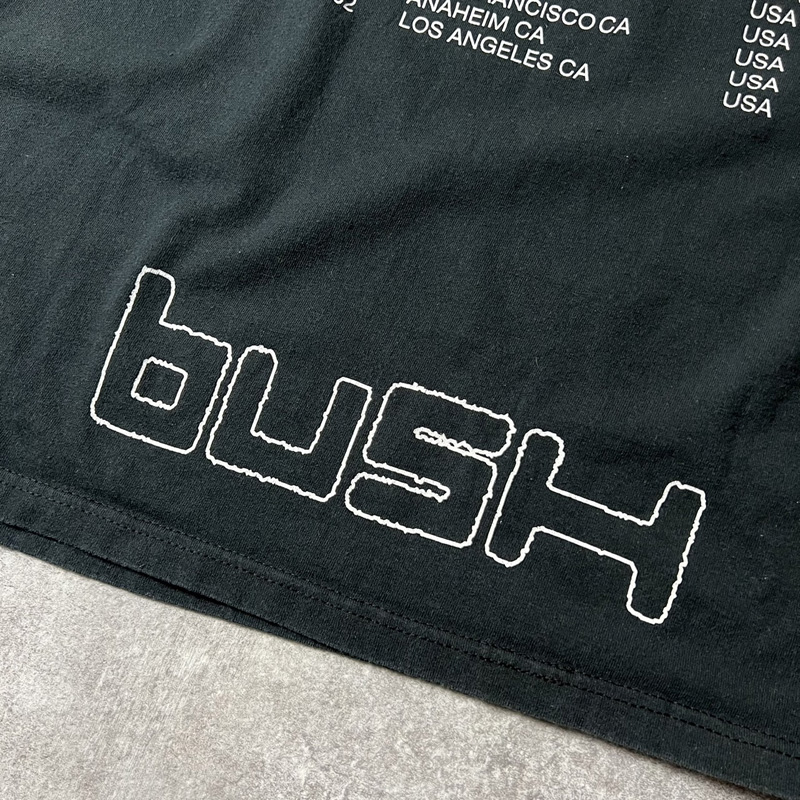 00s bush 2002 GOLDEN TATE TOUR プリント 半袖 Tシャツ L / 00年代