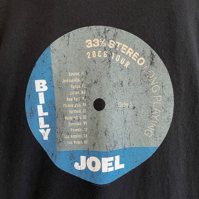 00年代 BILLY JOEL ビリー・ジョエル 2006 ツアー アーティストTシャツ
