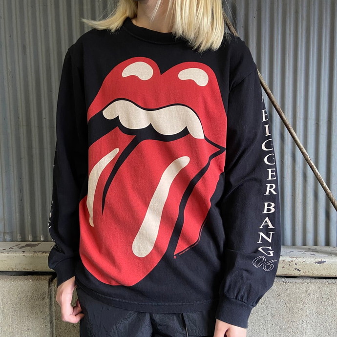 00年代 The Rolling Stones ローリングストーンズ バンドTシャツ 長袖Ｔシャツ メンズS | Vintage.City