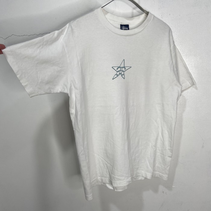 90s USA製　STUSSY 紺タグ　プリントTシャツ　白　M | Vintage.City 빈티지숍, 빈티지 코디 정보