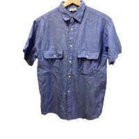 HANG TEN半袖シャツ ダンガリーシャツM | Vintage.City 古着屋、古着コーデ情報を発信