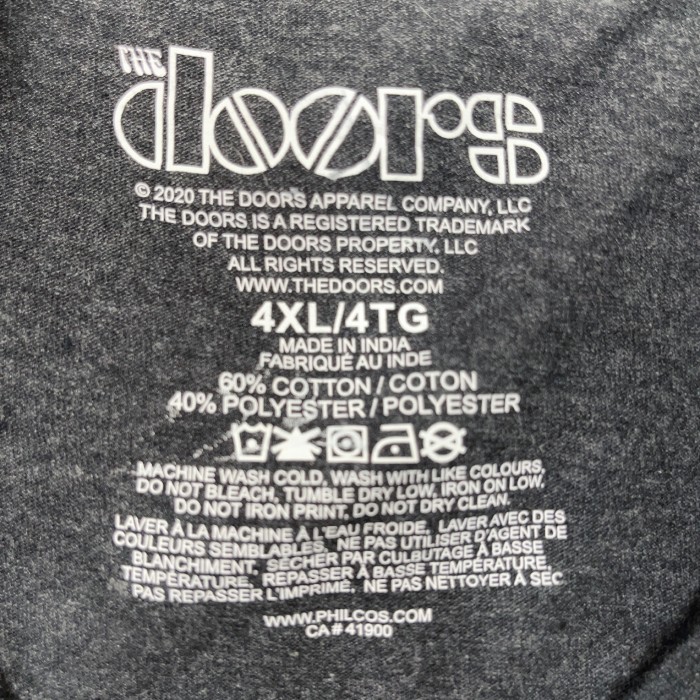 4XLsize THE doors Rock band TEE ドアーズ　バンT Tシャツ | Vintage.City 빈티지숍, 빈티지 코디 정보