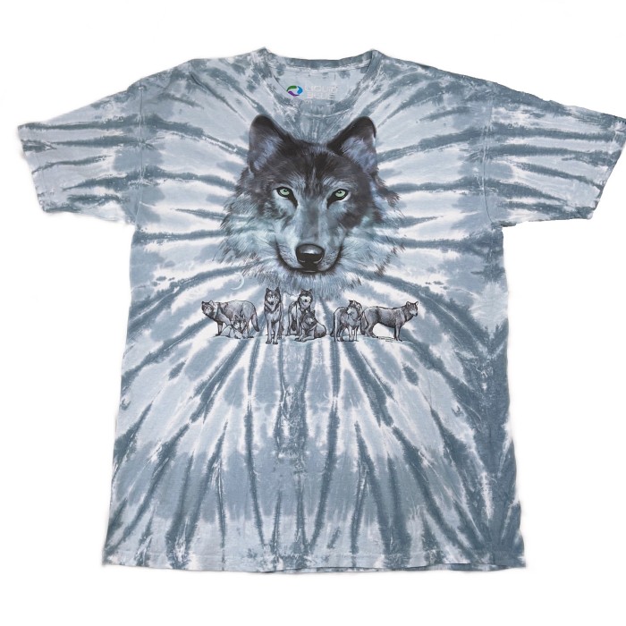 XXLsize Big wolf tie-die TEE オオカミ　アニマル　タイダイ　Tシャツ | Vintage.City Vintage Shops, Vintage Fashion Trends