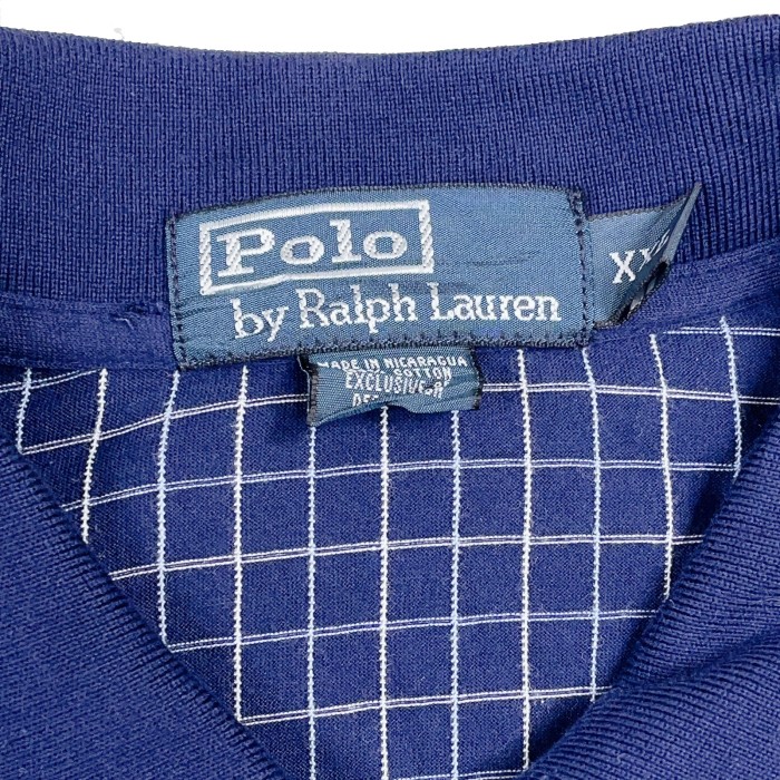 XXLsize Polo Ralph Lauren check Polo shirt ポロシャツ　ポロラルフローレン　チェック　ネイビー | Vintage.City Vintage Shops, Vintage Fashion Trends