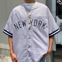 MLB ニューヨークヤンキース デレクジーター チーム系 ゲームシャツ ベースボールシャツ ワンポイント 刺繍 マジェスティック 古着 古着屋 埼玉 ストリート オンライン 通販 | Vintage.City ヴィンテージ 古着