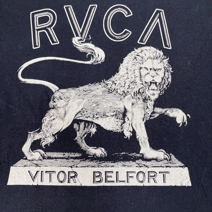 XXLsize RVCA VITOR BELFORT TEE  ヴィトールベルフォール  ライオン アニマル Tシャツ 24040802 | Vintage.City 古着屋、古着コーデ情報を発信