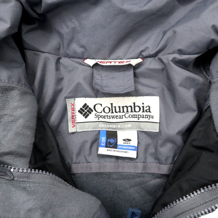Columbia VERTEX マウンテンジャケット L ブルー ナイロン 撥水 防水 ジップインジップ搭載 SM7436 | Vintage.City 古着屋、古着コーデ情報を発信