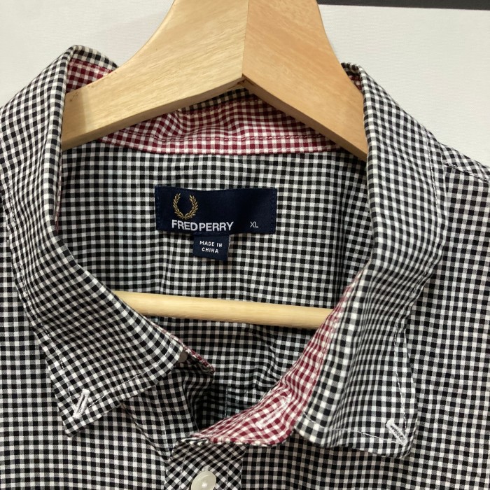 FREDPERRYチェック 半袖シャツ XL | Vintage.City 古着屋、古着コーデ情報を発信
