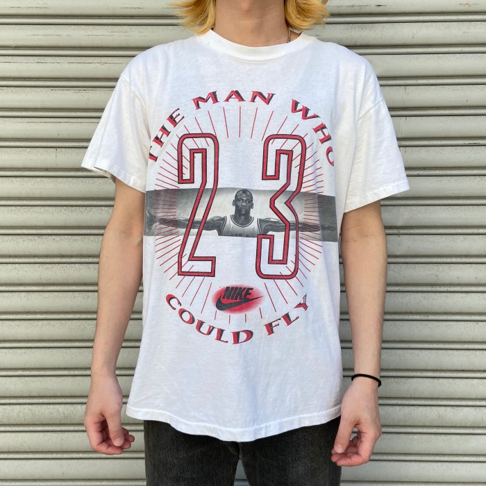 90sNIKE☆マイケルジョーダンTシャツ☆フォトプリ☆23☆ジャンプマン