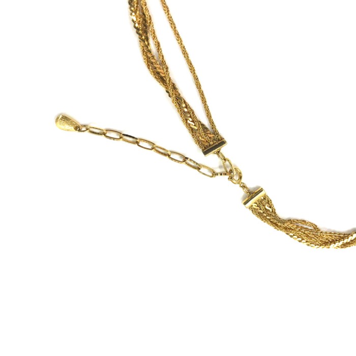 VINTAGE Gold Chain Necklaces 5連 ゴールドチェーンネックレス 73cm 喜平 ロープチェーン | Vintage.City 빈티지숍, 빈티지 코디 정보