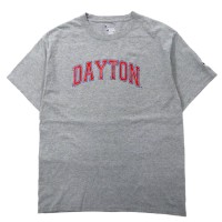 Champion カレッジプリントTシャツ L グレー コットン DAYTON | Vintage.City ヴィンテージ 古着