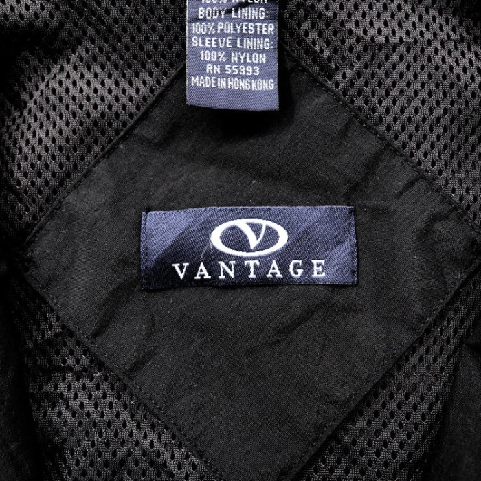 VANTAGE ビッグサイズ アノラックパーカー M ブラック ナイロン | Vintage.City 古着屋、古着コーデ情報を発信