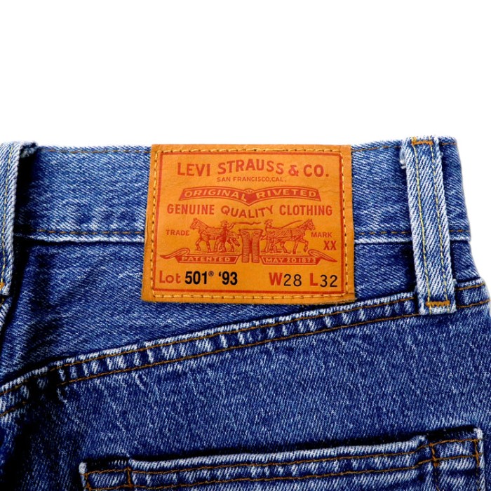 Levi's 501(R) '93 レギュラーストレート BASIL FLAT デニムパンツ 28 170/72A ブルー ストレッチ ビッグE 79830-0009 | Vintage.City Vintage Shops, Vintage Fashion Trends
