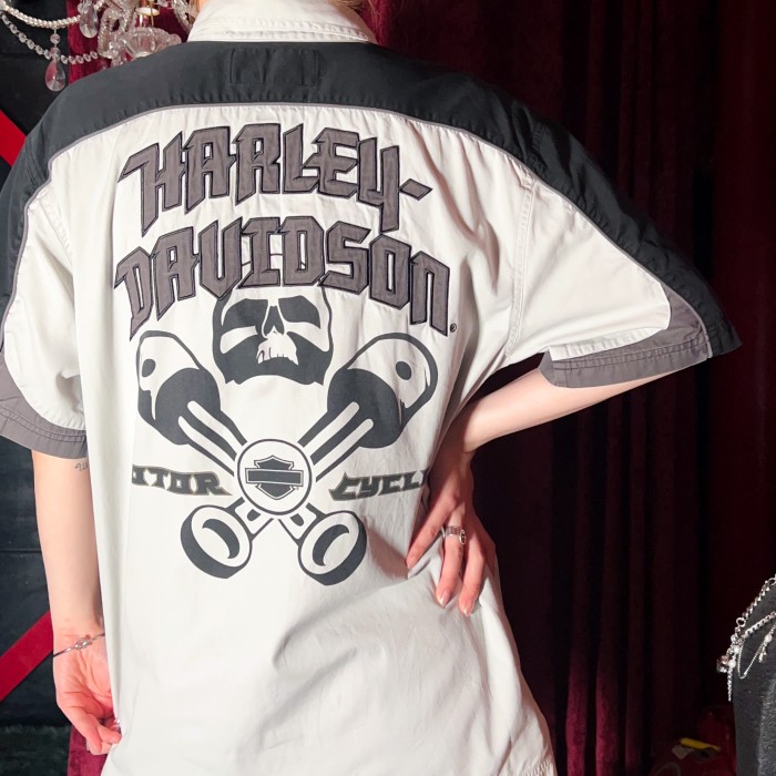 Harley Davidson バックデザイン H/Sシャツ | Vintage.City 古着屋、古着コーデ情報を発信
