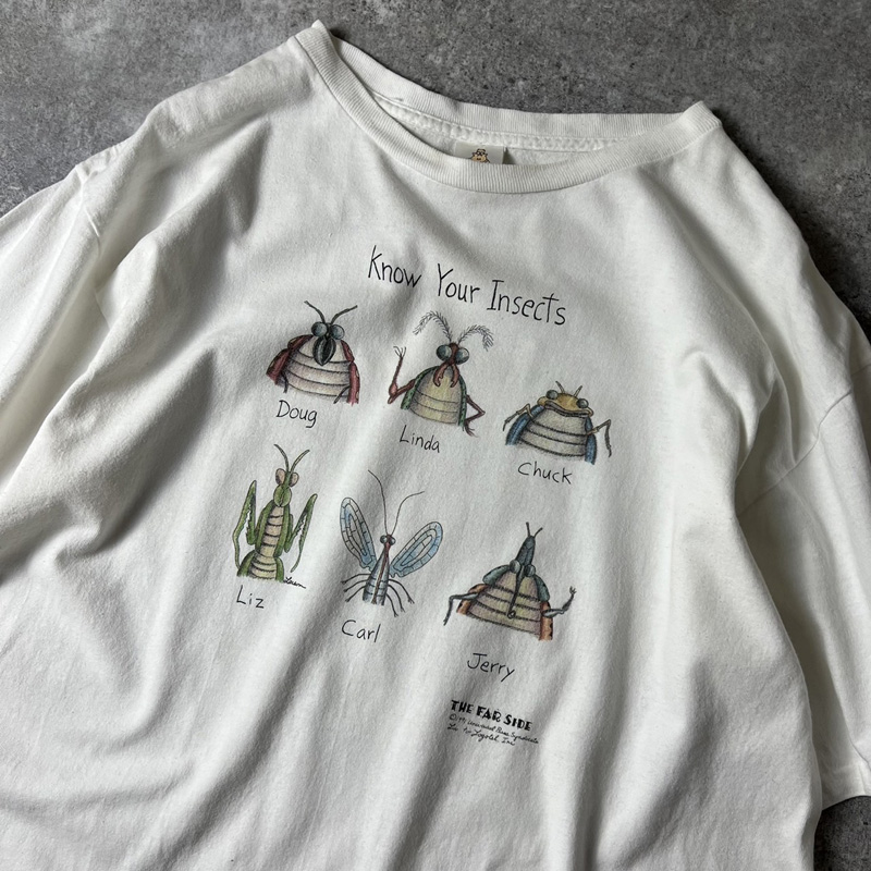 90s USA製 THE FAR SIDE ジョーク プリント 半袖 Tシャツ XL / 90年代