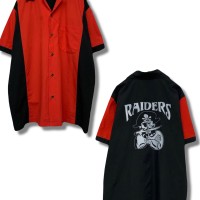 90’s “RAIDERS” S/S Printed Bowling Shirt | Vintage.City 古着屋、古着コーデ情報を発信